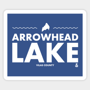 Vilas County, Wisconsin - Arrowhead Lake Sticker